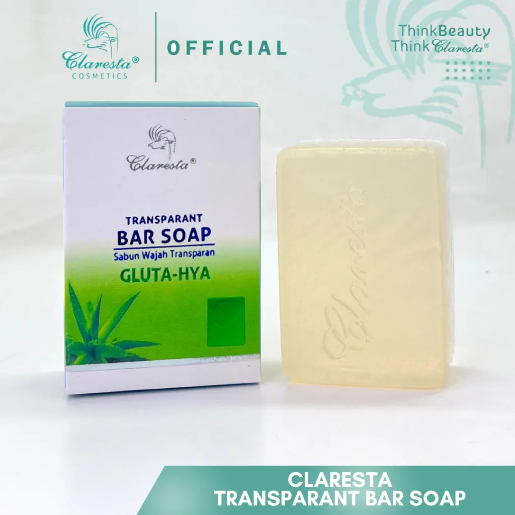 Claresta Transparant Bar Soap Gluta Hya 70g